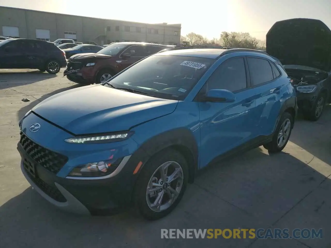 1 fotografías del automóvil dañado KM8K32AB9NU928669 HYUNDAI KONA 2022