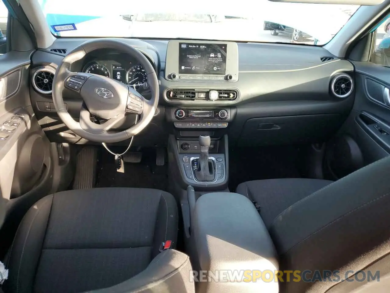 8 fotografías del automóvil dañado KM8K32AB9NU928669 HYUNDAI KONA 2022