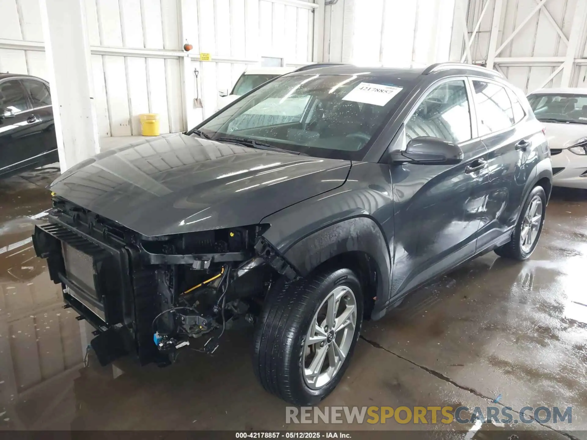 2 fotografías del automóvil dañado KM8K32ABXNU880163 HYUNDAI KONA 2022