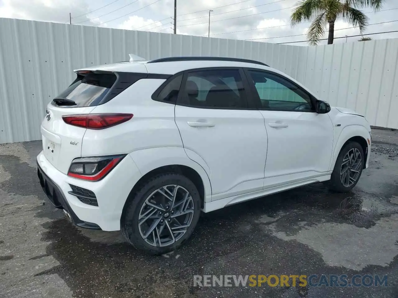 3 fotografías del automóvil dañado KM8K33A30NU770396 HYUNDAI KONA 2022