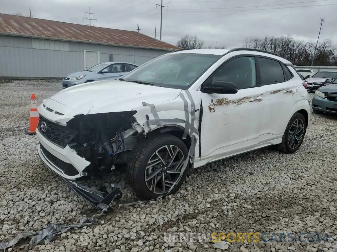 1 fotografías del automóvil dañado KM8K33A30NU901021 HYUNDAI KONA 2022