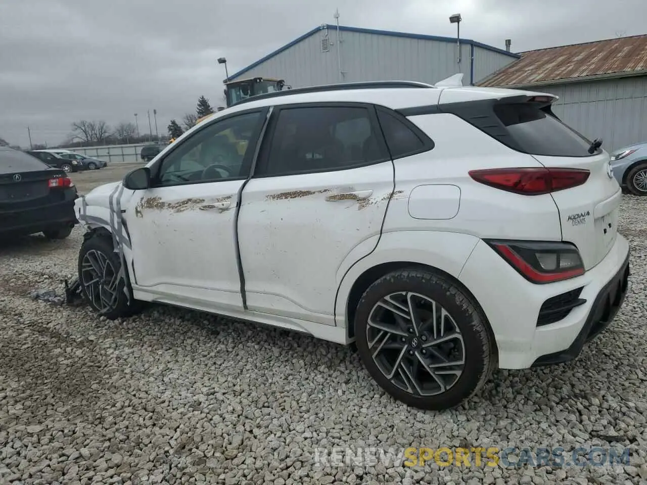 2 fotografías del automóvil dañado KM8K33A30NU901021 HYUNDAI KONA 2022
