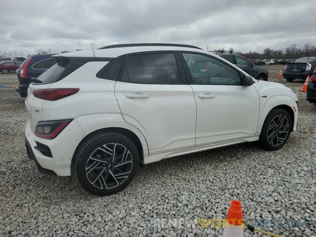 3 fotografías del automóvil dañado KM8K33A30NU901021 HYUNDAI KONA 2022