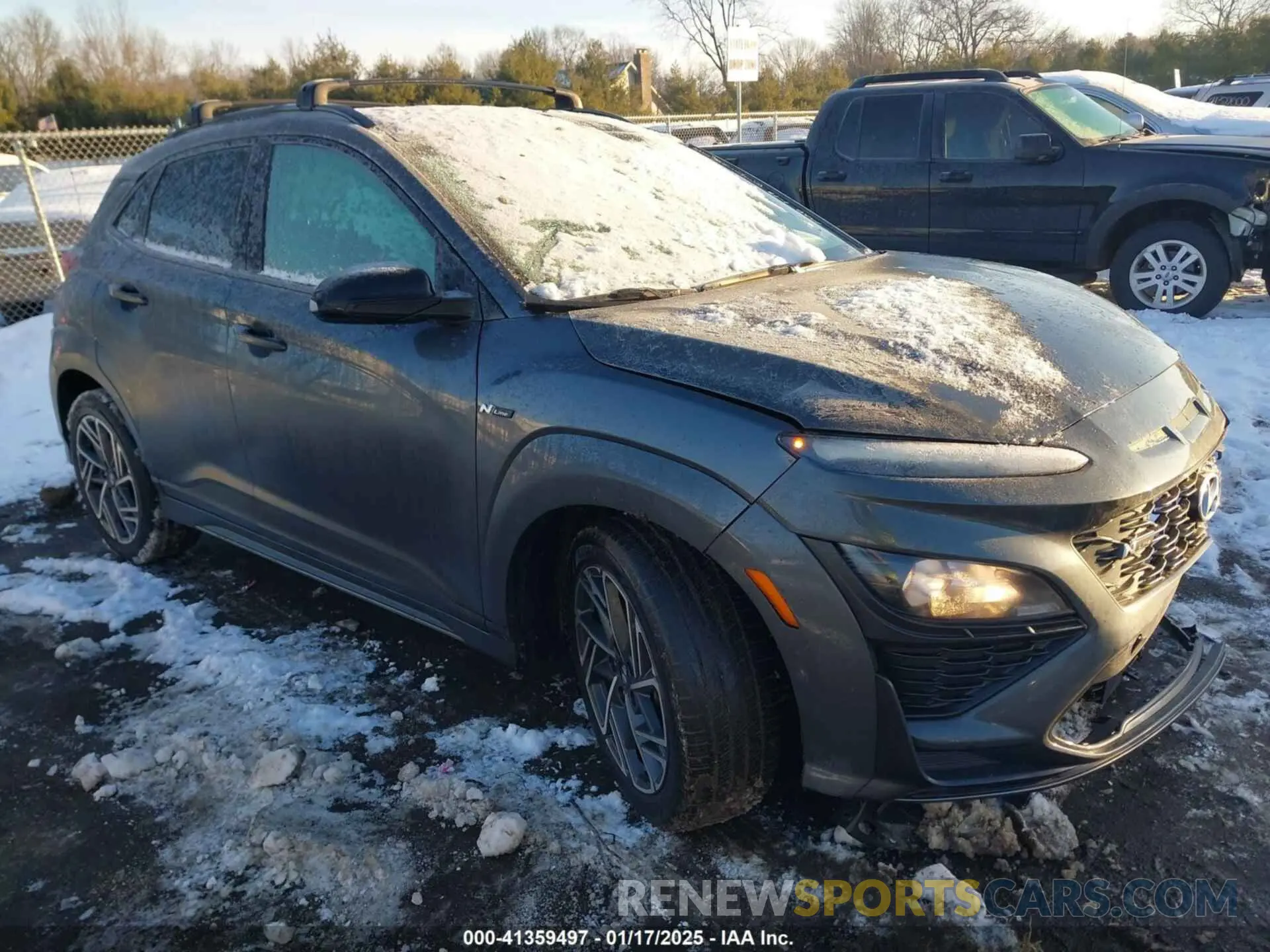 1 fotografías del automóvil dañado KM8K33A31NU817693 HYUNDAI KONA 2022