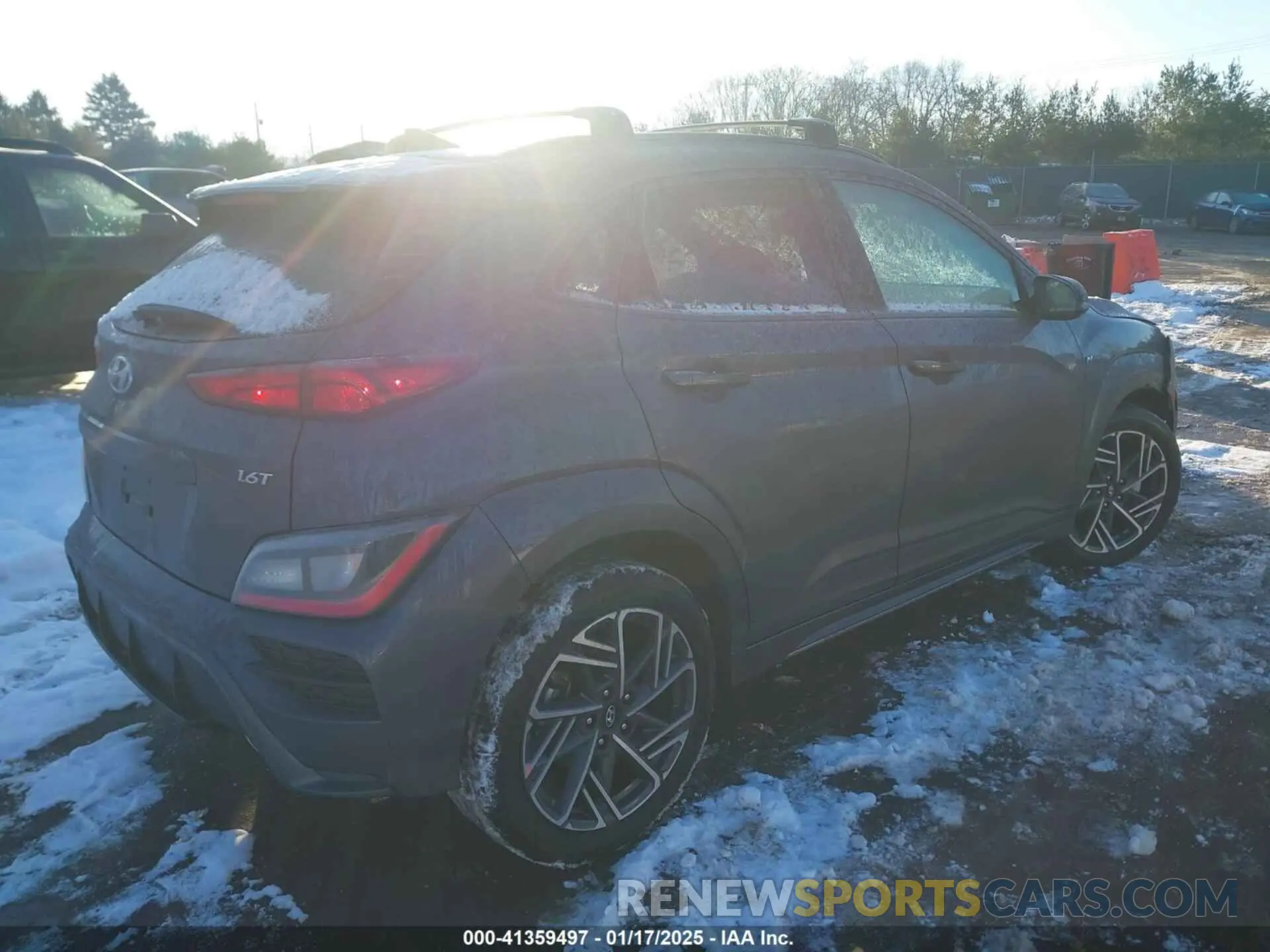 4 fotografías del automóvil dañado KM8K33A31NU817693 HYUNDAI KONA 2022