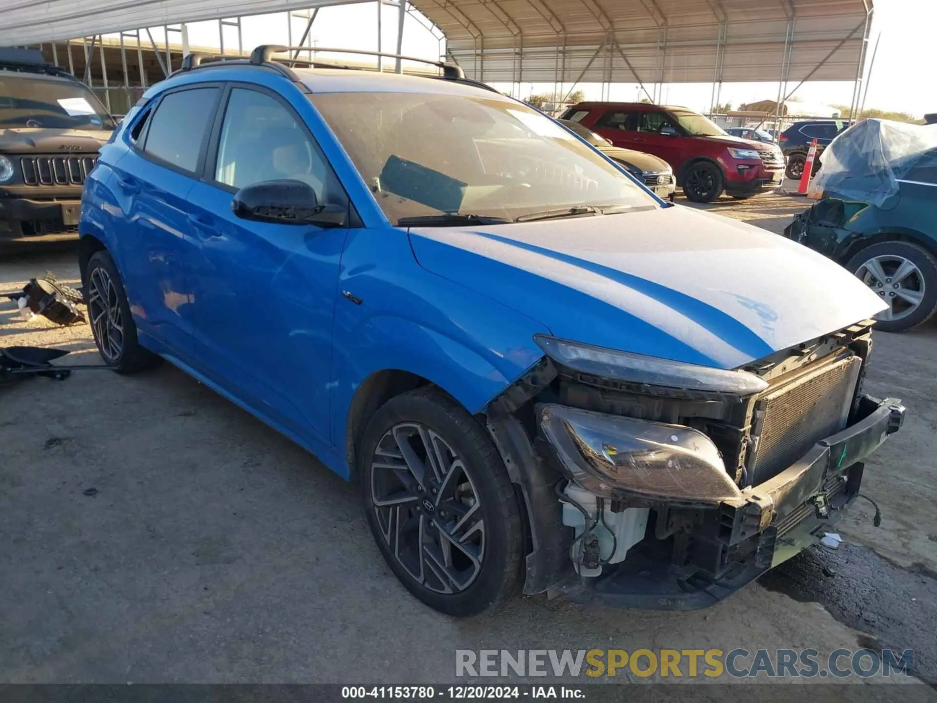 1 fotografías del automóvil dañado KM8K33A32NU867423 HYUNDAI KONA 2022