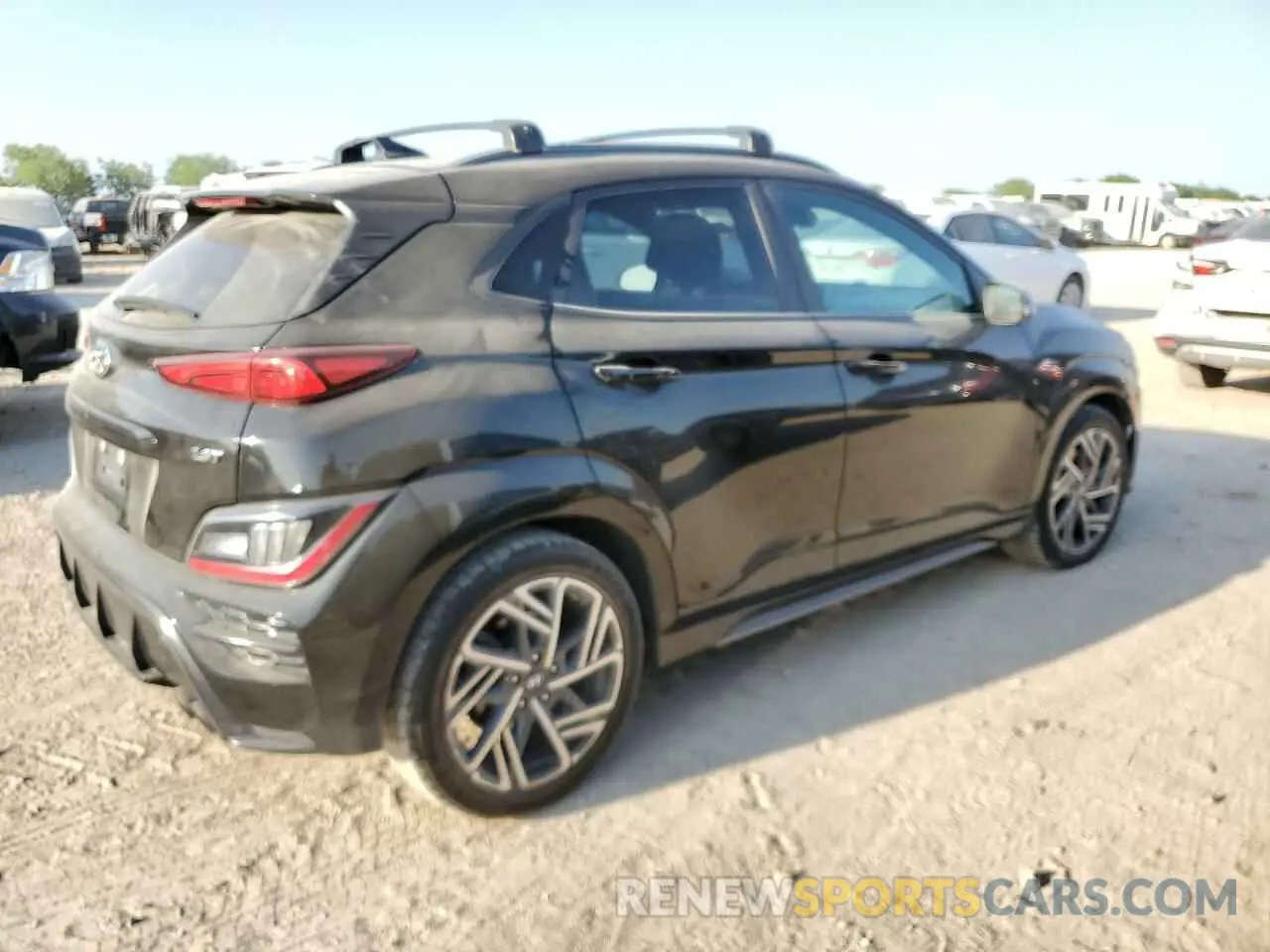 3 fotografías del automóvil dañado KM8K33A34NU913690 HYUNDAI KONA 2022