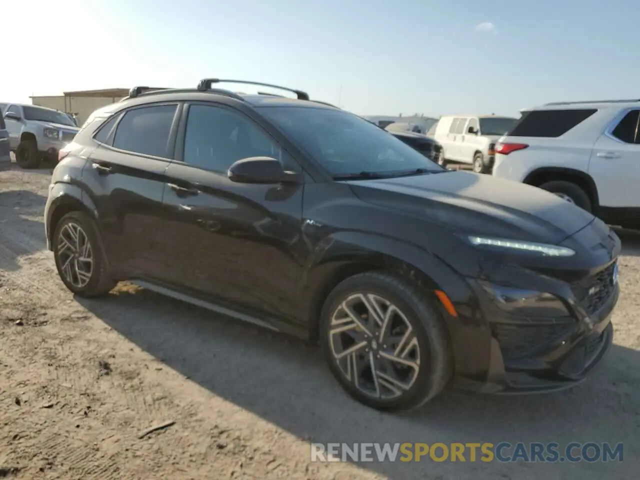 4 fotografías del automóvil dañado KM8K33A34NU913690 HYUNDAI KONA 2022