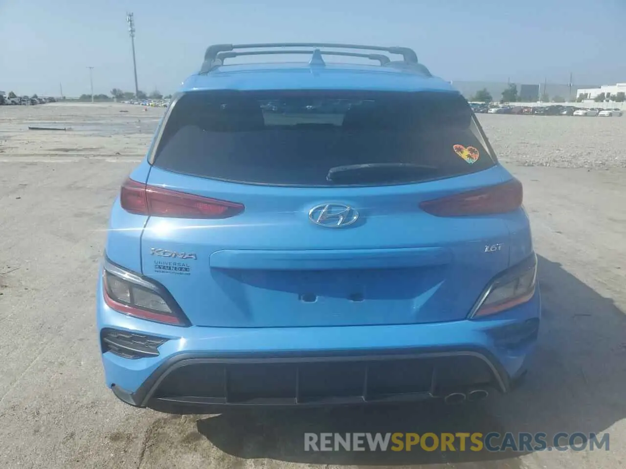 6 fotografías del automóvil dañado KM8K33A35NU794676 HYUNDAI KONA 2022