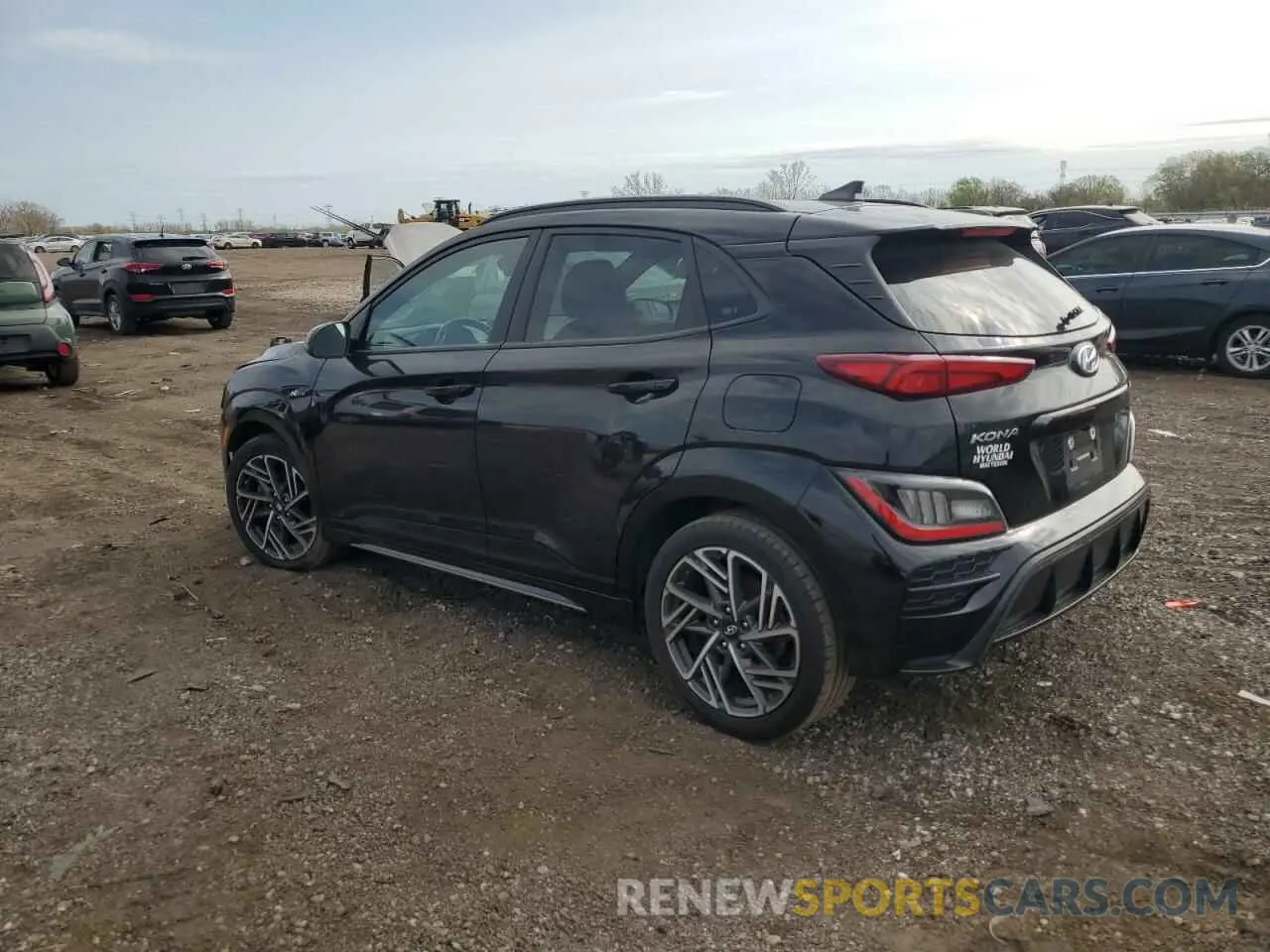 2 fotografías del automóvil dañado KM8K33A35NU884698 HYUNDAI KONA 2022