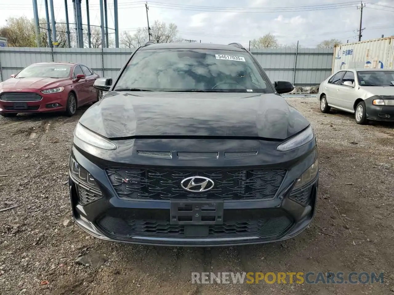 5 fotografías del automóvil dañado KM8K33A35NU884698 HYUNDAI KONA 2022