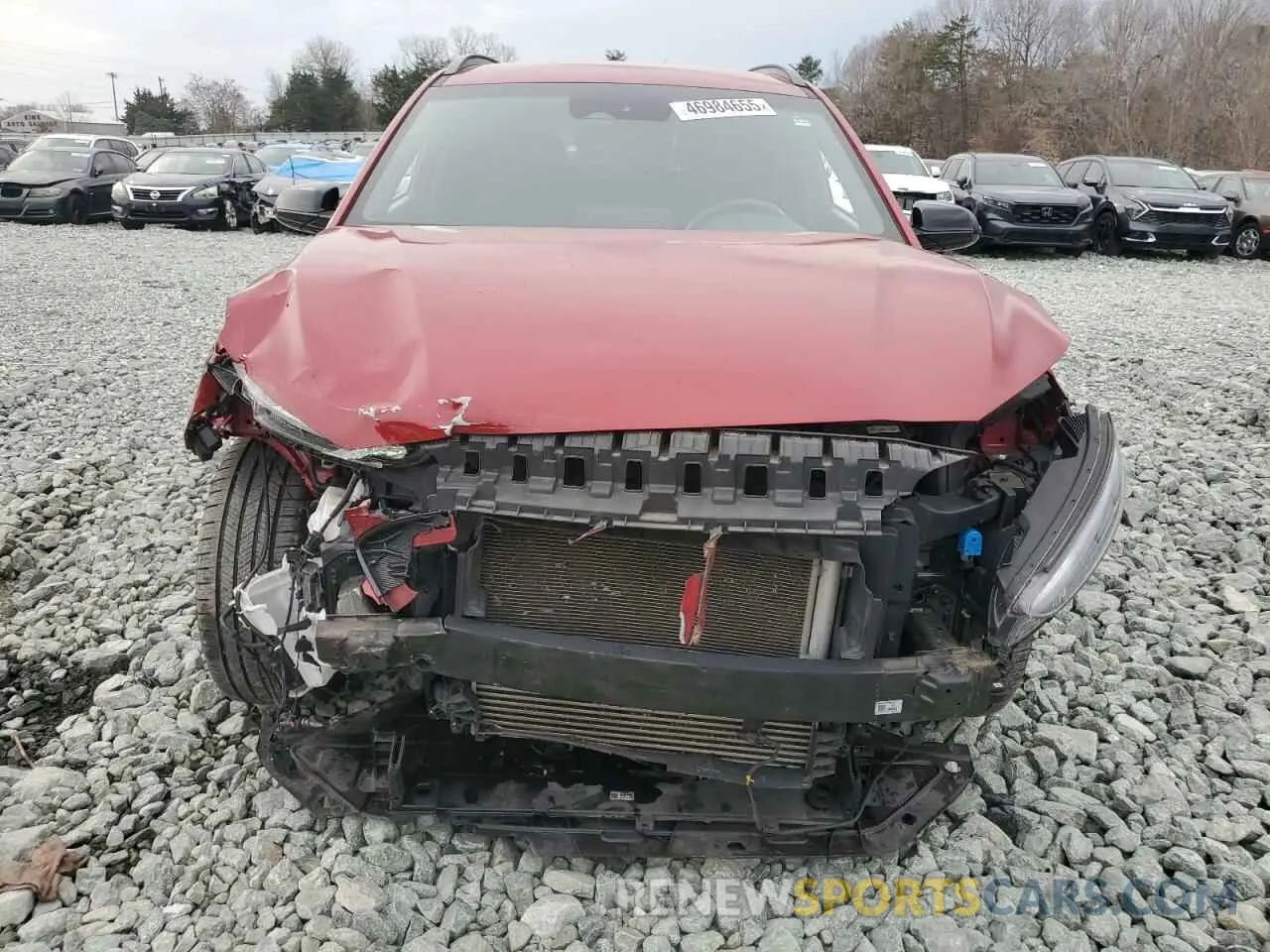5 fotografías del automóvil dañado KM8K33A36NU903145 HYUNDAI KONA 2022