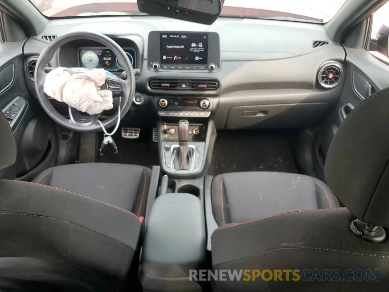 8 fotografías del automóvil dañado KM8K33A36NU903145 HYUNDAI KONA 2022