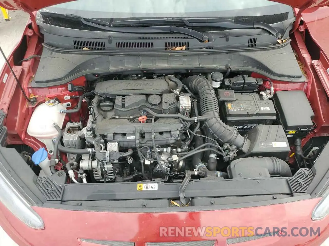 11 fotografías del automóvil dañado KM8K33A36NU918826 HYUNDAI KONA 2022