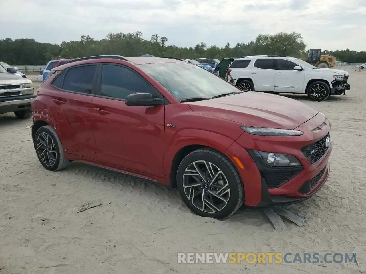 4 fotografías del automóvil dañado KM8K33A36NU918826 HYUNDAI KONA 2022