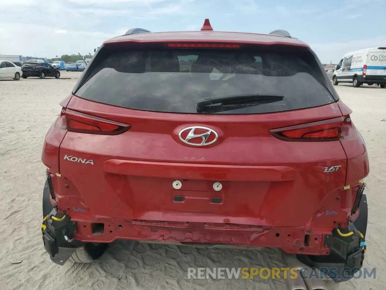 6 fotografías del automóvil dañado KM8K33A36NU918826 HYUNDAI KONA 2022