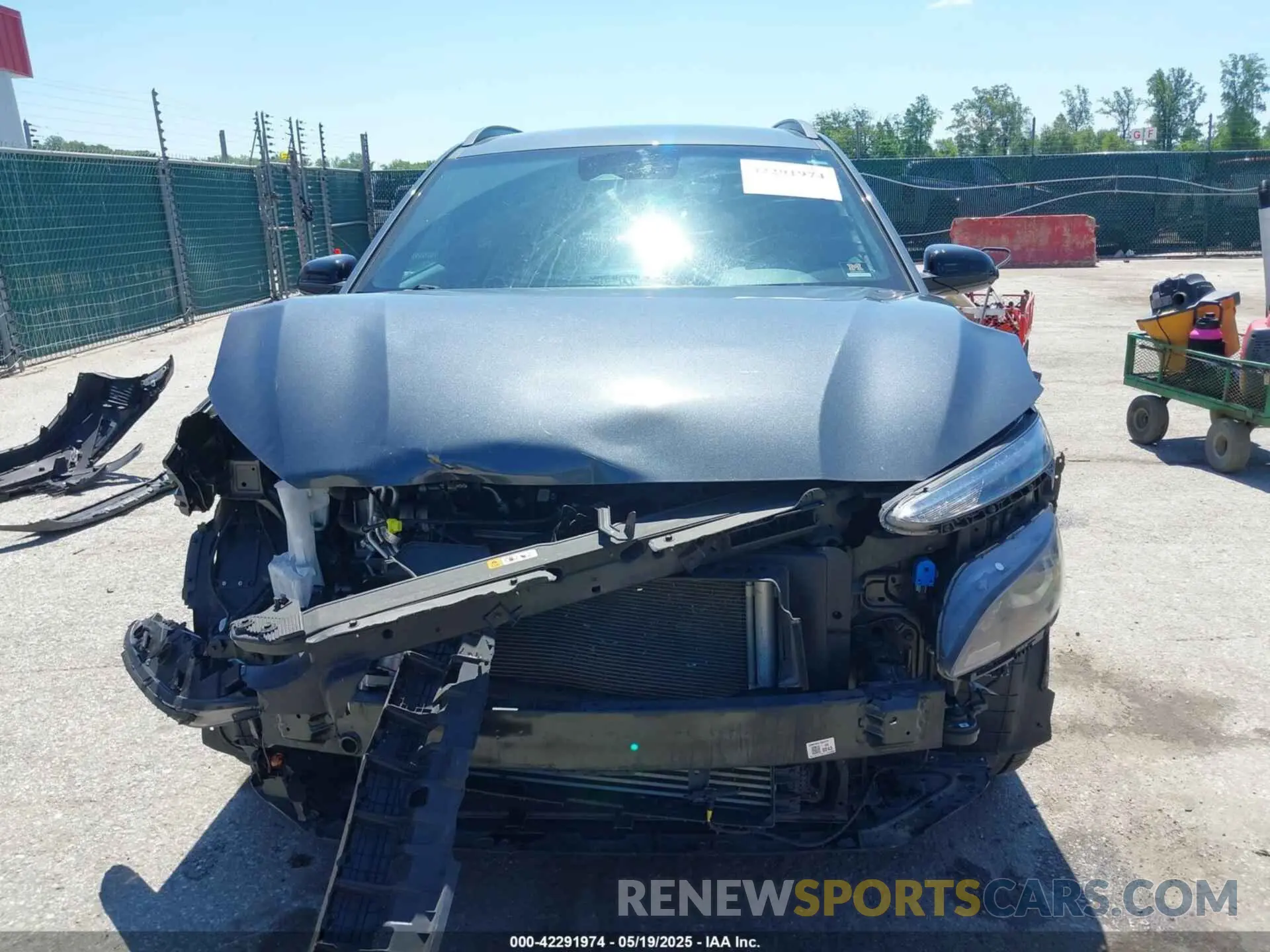 13 fotografías del automóvil dañado KM8K33A39NU800995 HYUNDAI KONA 2022
