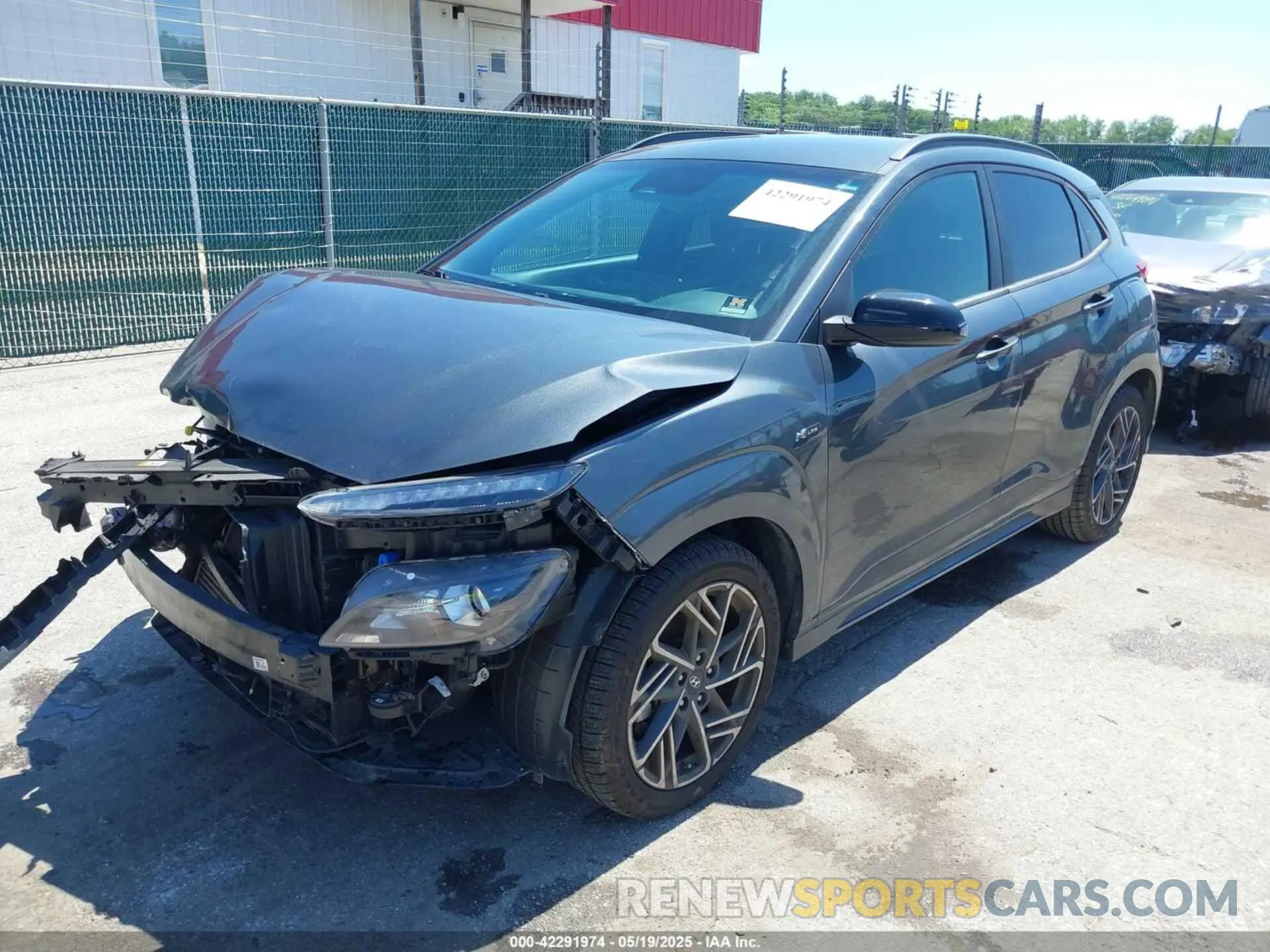 2 fotografías del automóvil dañado KM8K33A39NU800995 HYUNDAI KONA 2022