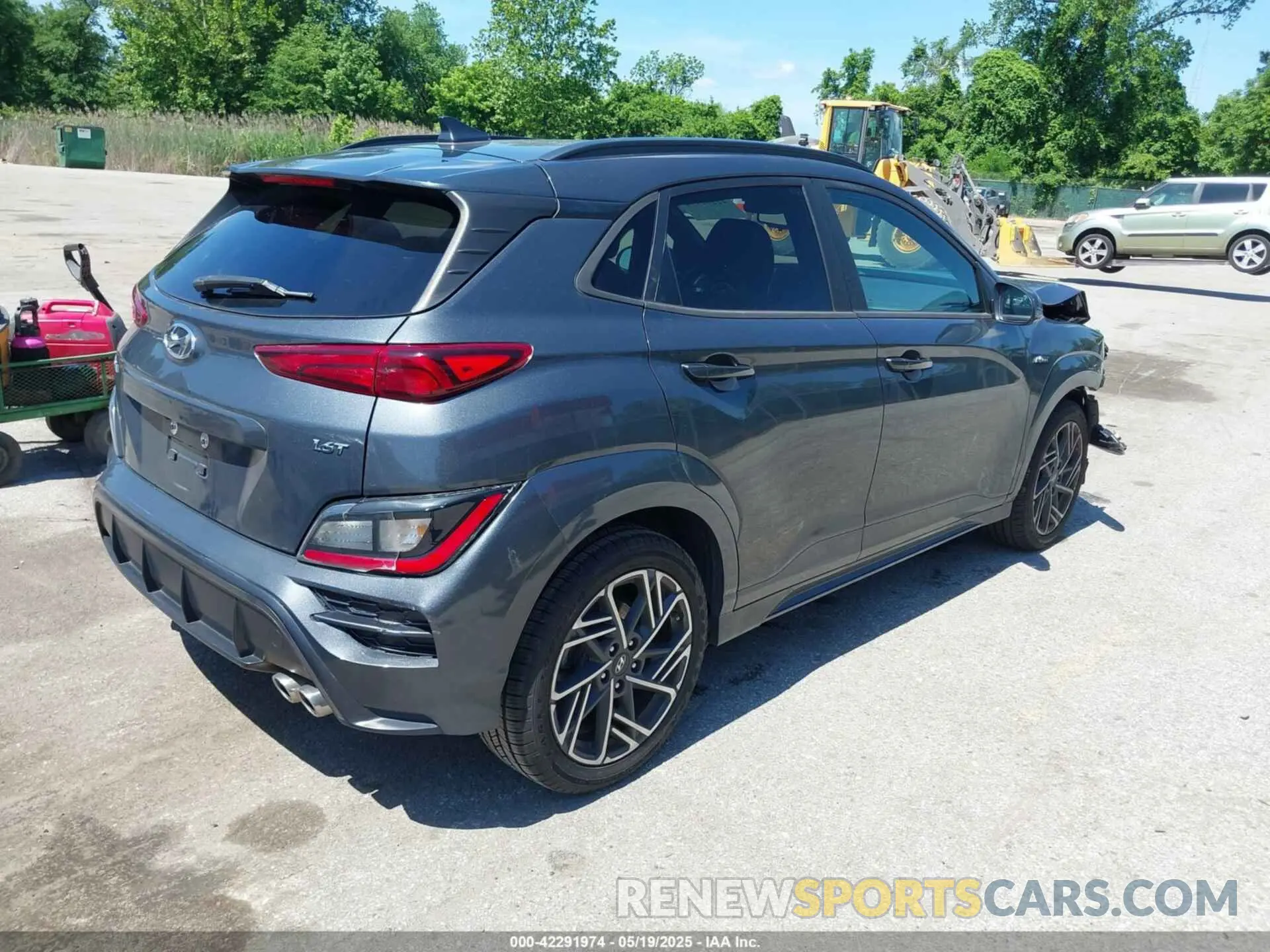 4 fotografías del automóvil dañado KM8K33A39NU800995 HYUNDAI KONA 2022