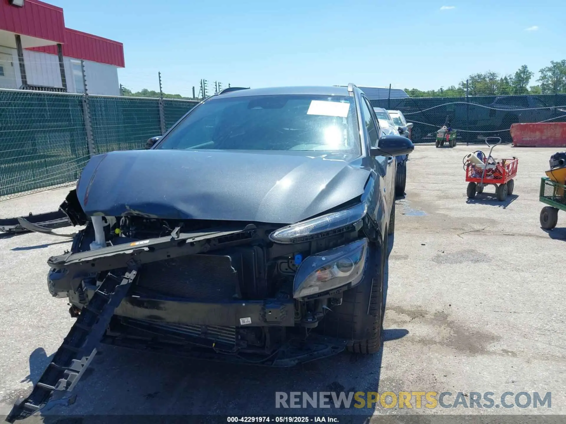 6 fotografías del automóvil dañado KM8K33A39NU800995 HYUNDAI KONA 2022