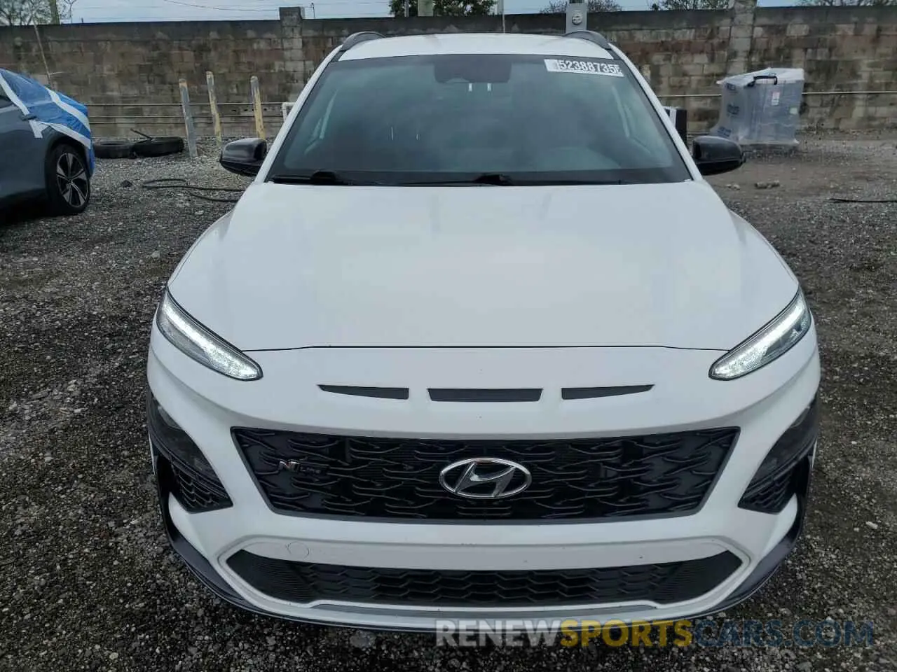 5 fotografías del automóvil dañado KM8K33A3XNU802061 HYUNDAI KONA 2022