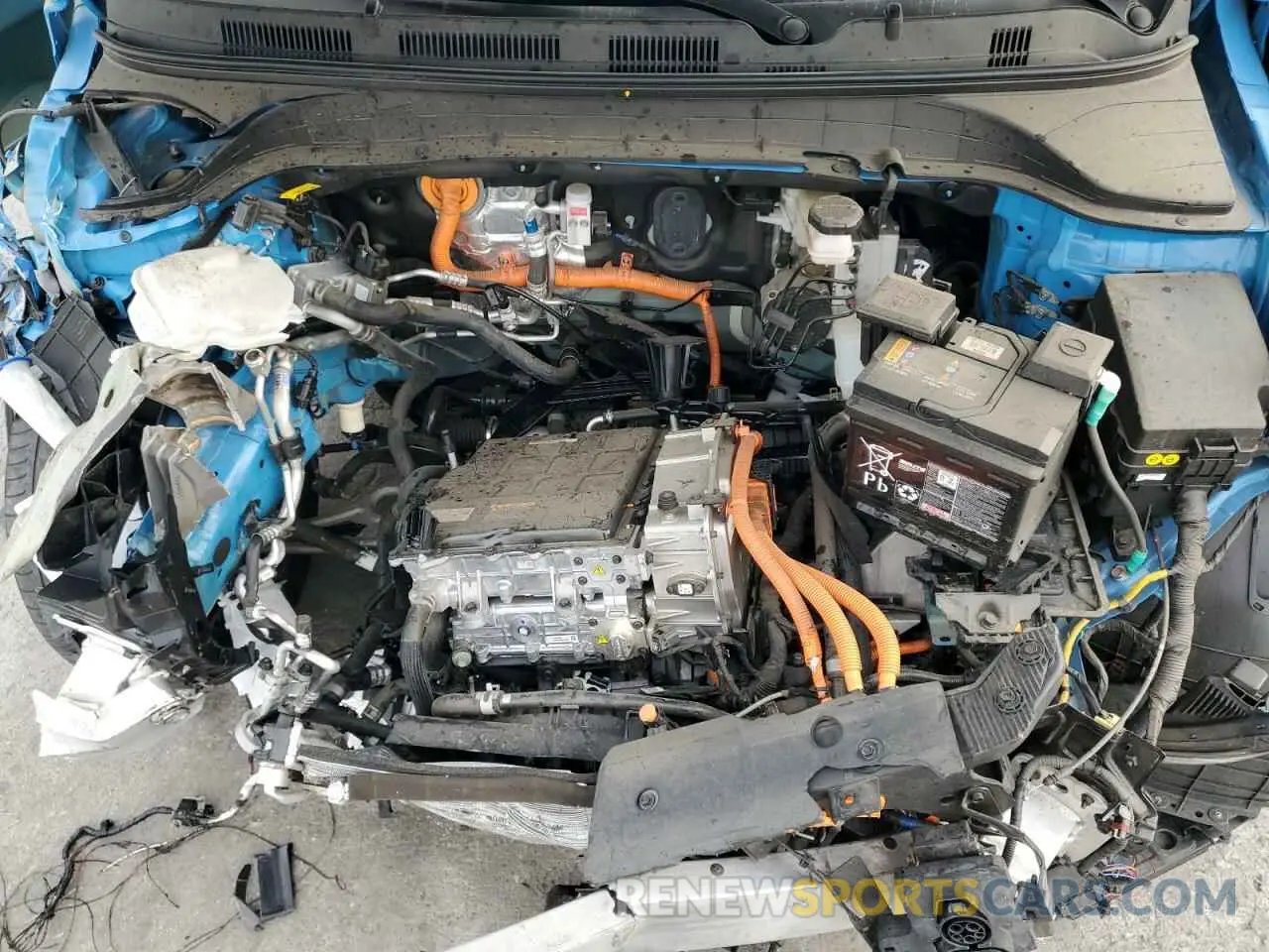 12 fotografías del automóvil dañado KM8K33AG4NU156146 HYUNDAI KONA 2022