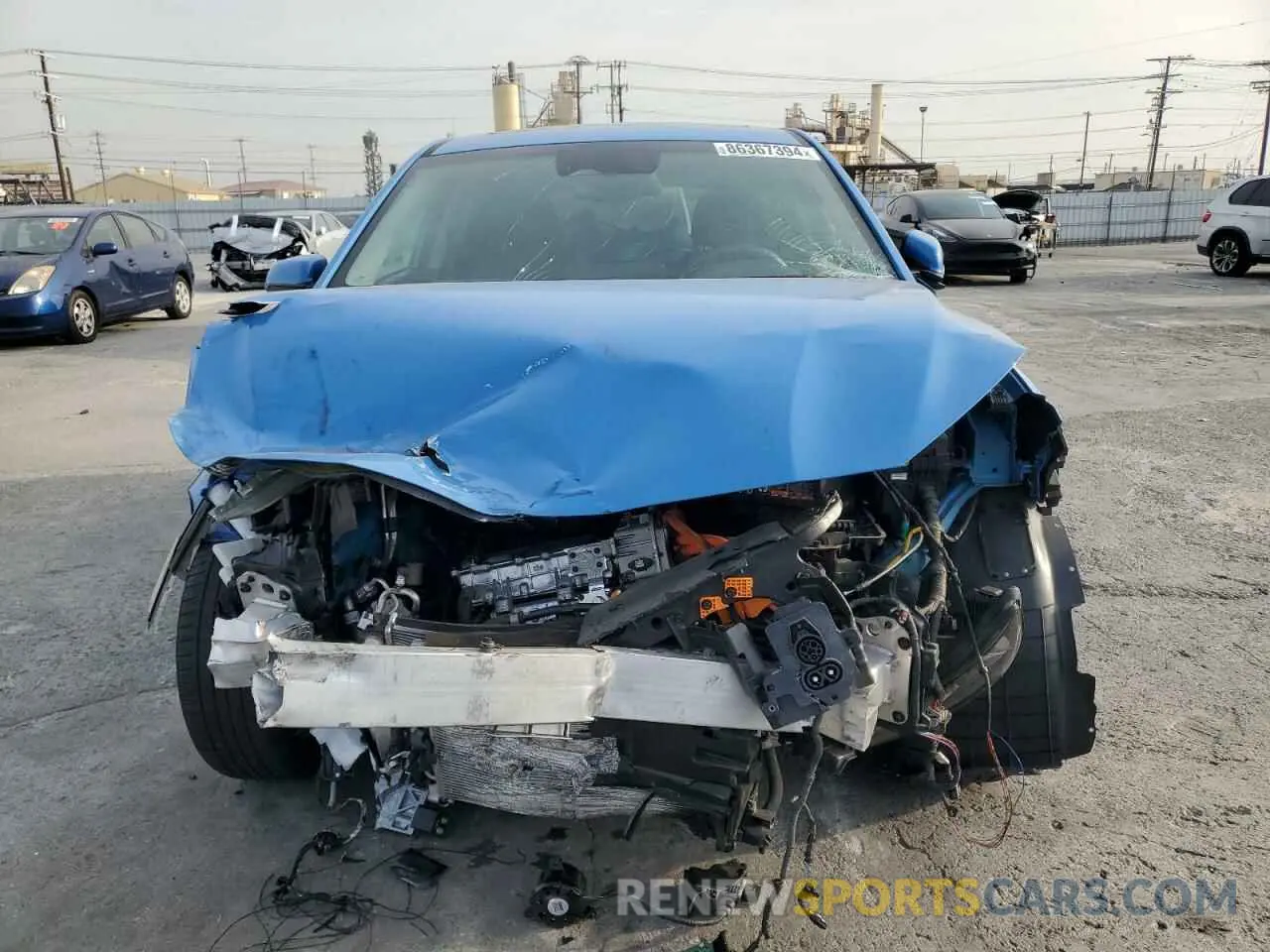 5 fotografías del automóvil dañado KM8K33AG4NU156146 HYUNDAI KONA 2022