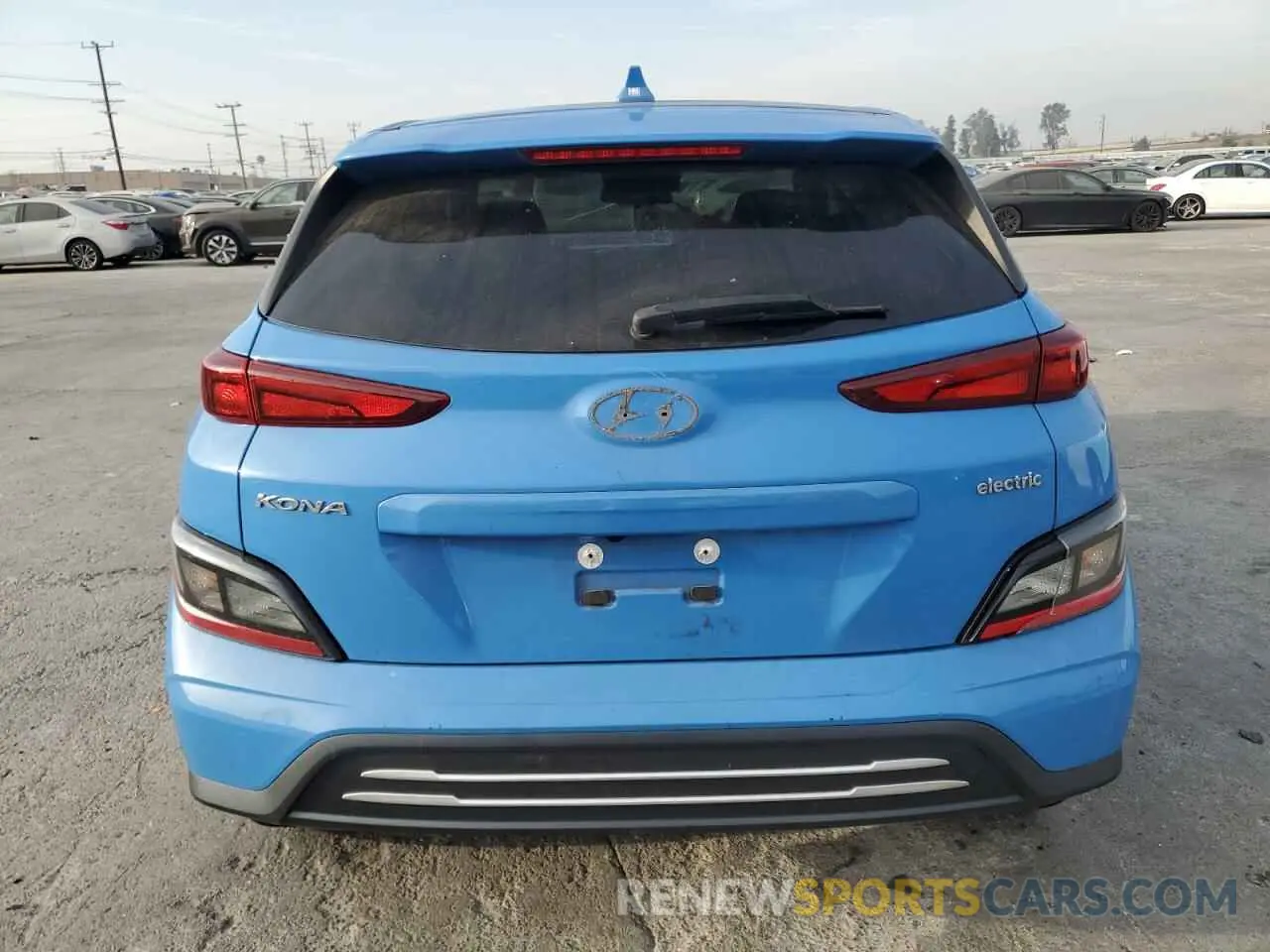 6 fotografías del automóvil dañado KM8K33AG4NU156146 HYUNDAI KONA 2022