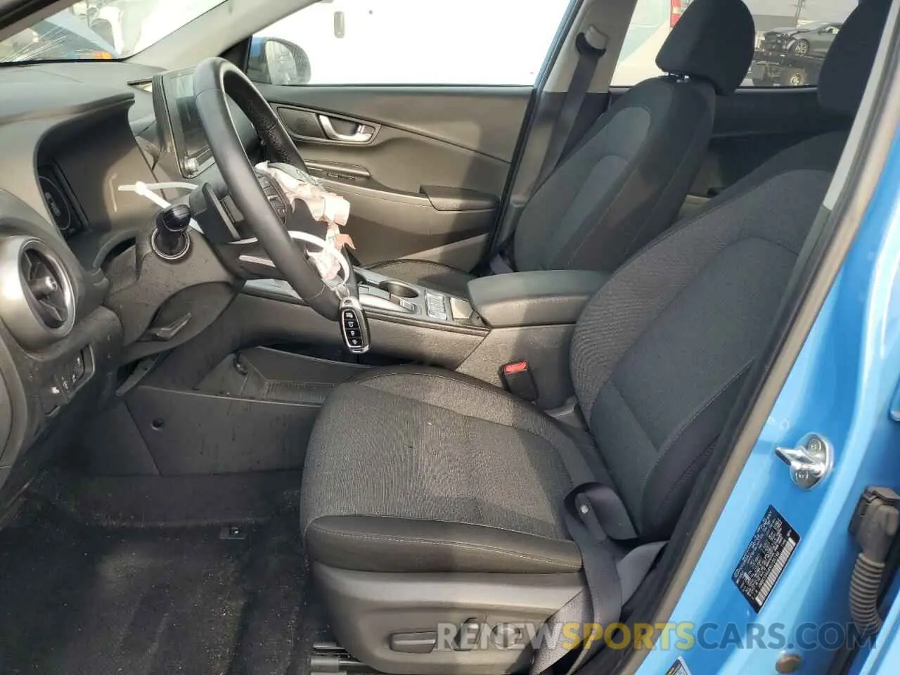 7 fotografías del automóvil dañado KM8K33AG4NU156146 HYUNDAI KONA 2022