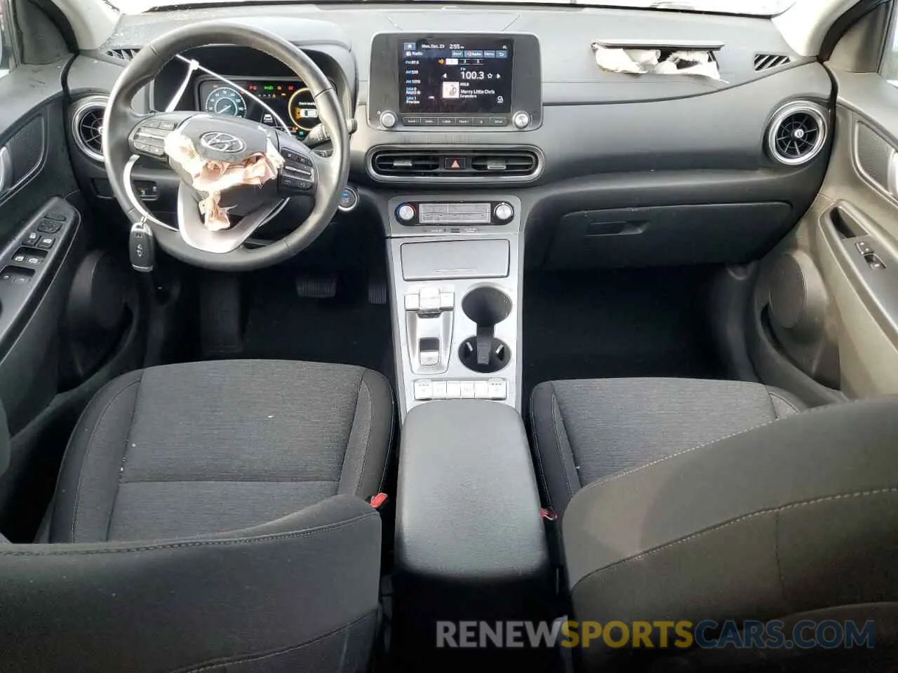 8 fotografías del automóvil dañado KM8K33AG4NU156146 HYUNDAI KONA 2022