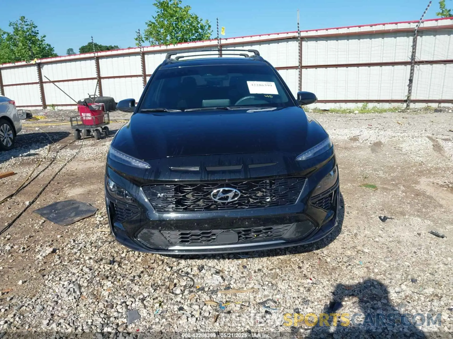 12 fotografías del automóvil dañado KM8K3CA33NU798855 HYUNDAI KONA 2022