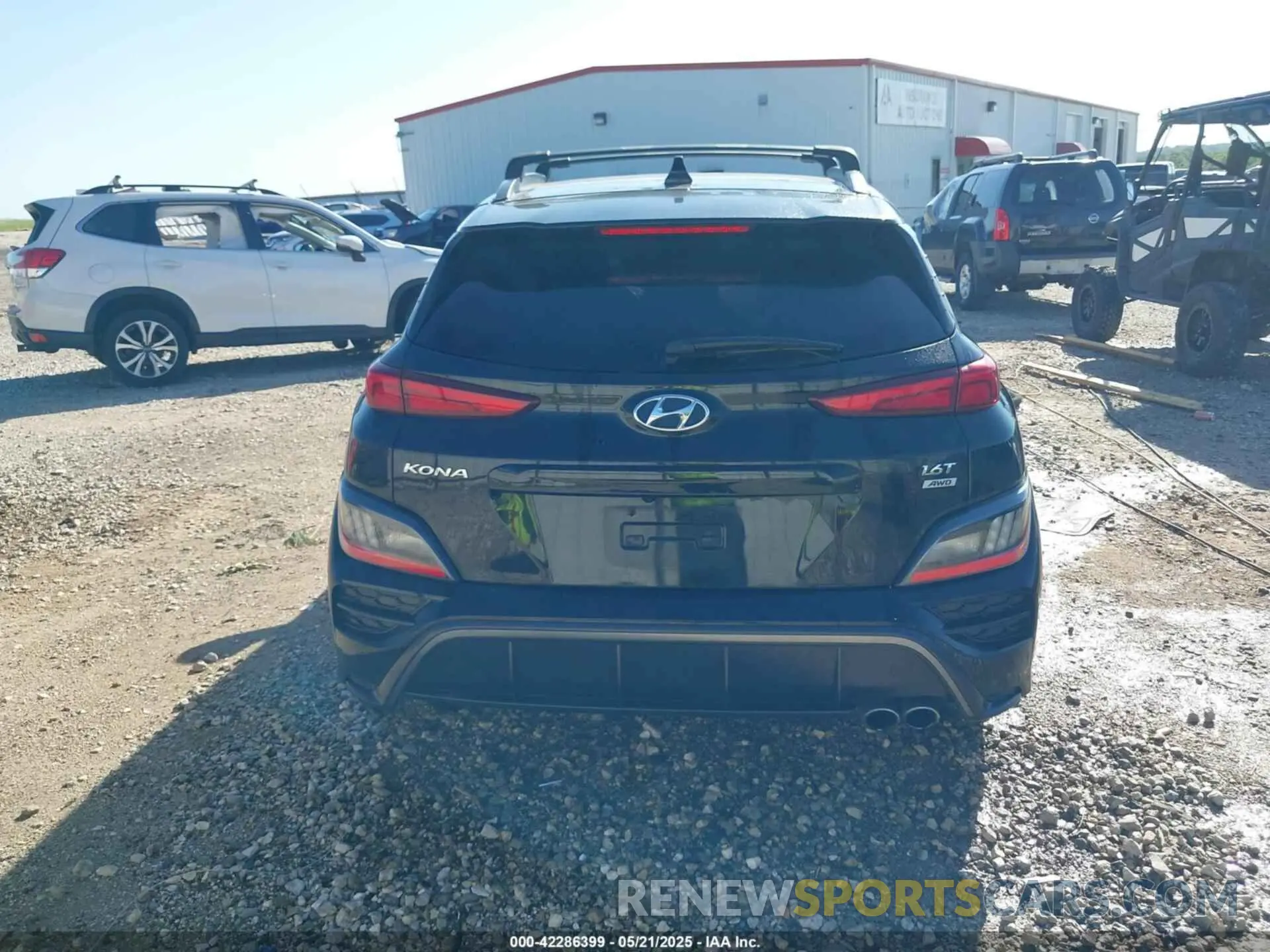 16 fotografías del automóvil dañado KM8K3CA33NU798855 HYUNDAI KONA 2022