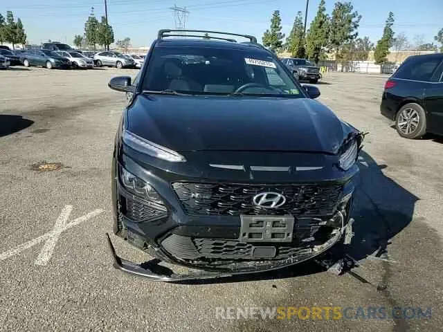11 fotografías del automóvil dañado KM8K3CA33NU855586 HYUNDAI KONA 2022