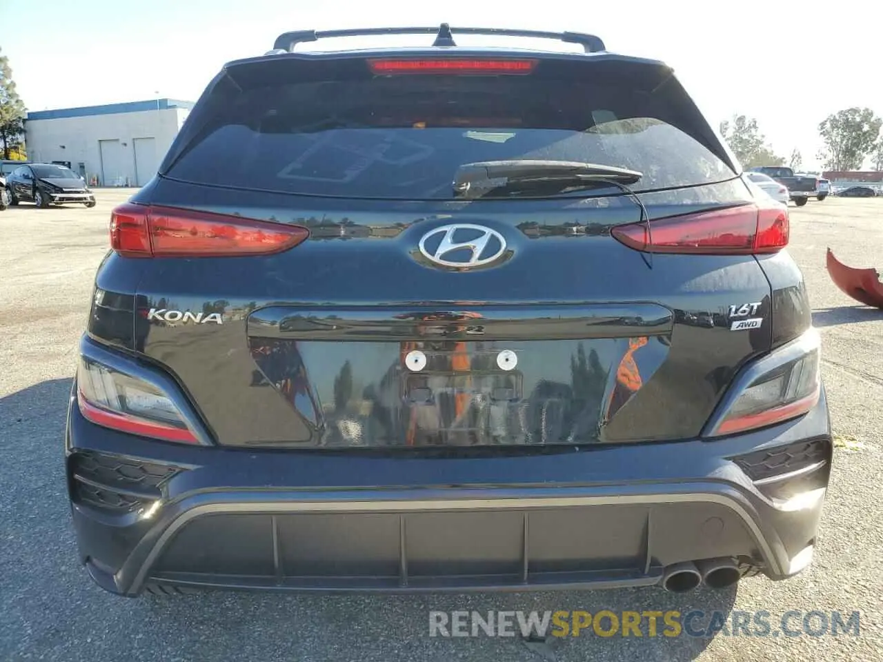6 fotografías del automóvil dañado KM8K3CA33NU855586 HYUNDAI KONA 2022