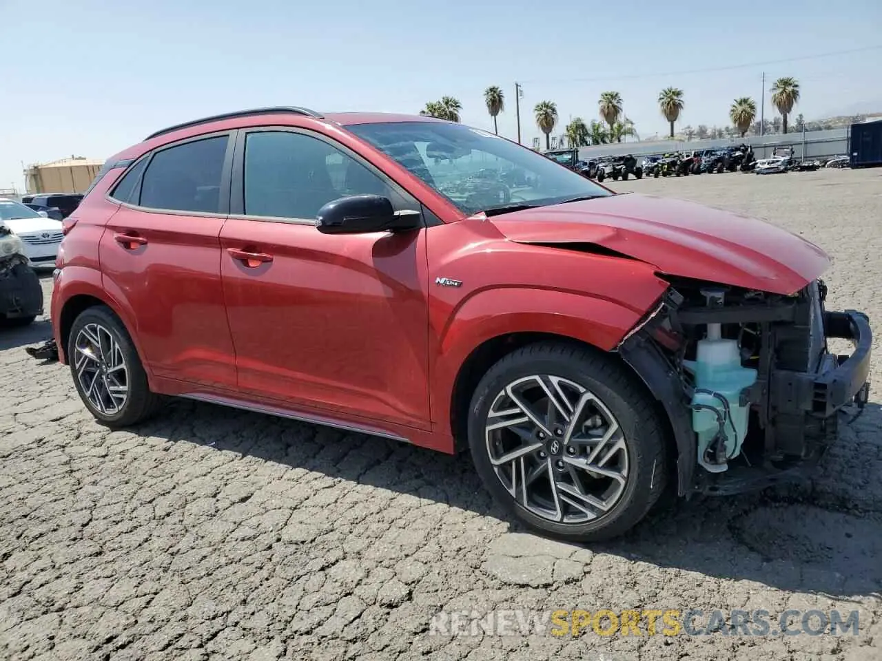 4 fotografías del automóvil dañado KM8K3CA34NU790750 HYUNDAI KONA 2022
