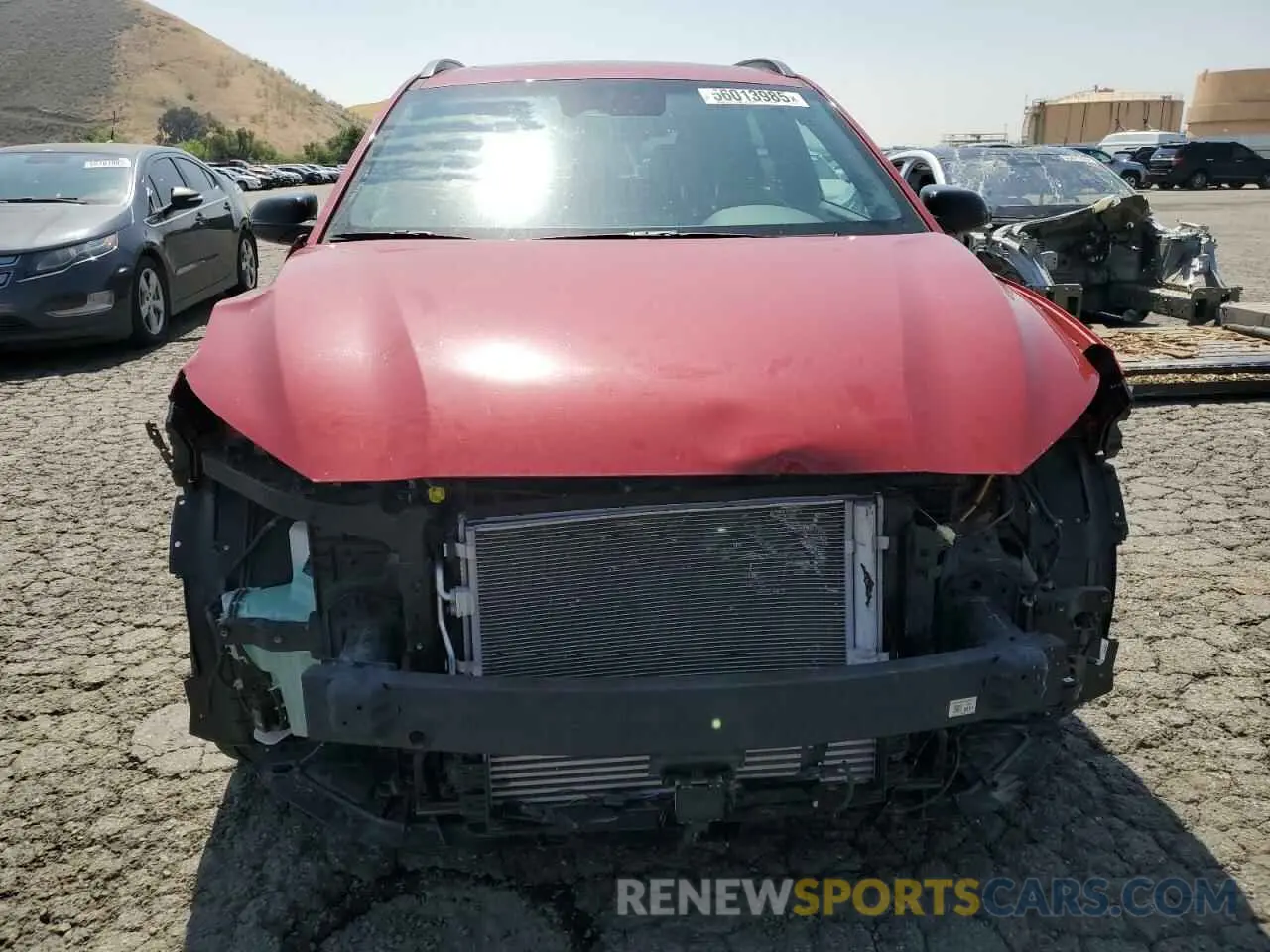 5 fotografías del automóvil dañado KM8K3CA34NU790750 HYUNDAI KONA 2022