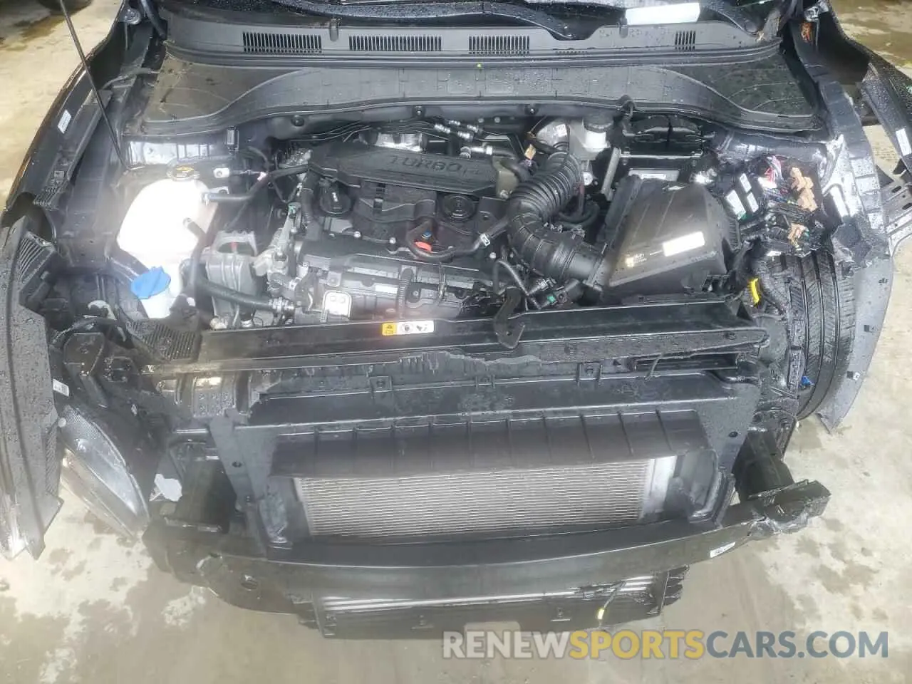12 fotografías del automóvil dañado KM8K3CA39NU862042 HYUNDAI KONA 2022