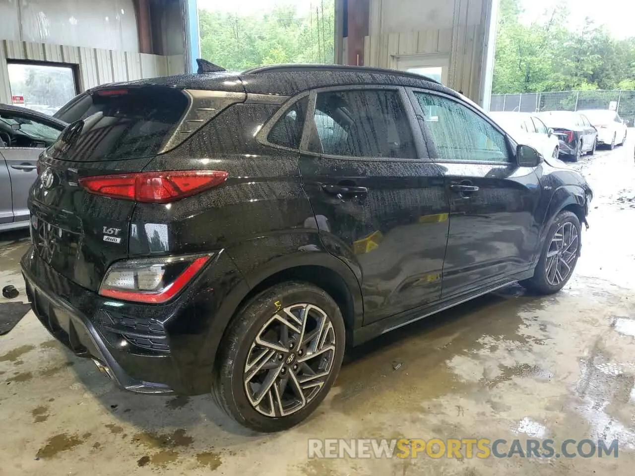 3 fotografías del automóvil dañado KM8K3CA39NU862042 HYUNDAI KONA 2022