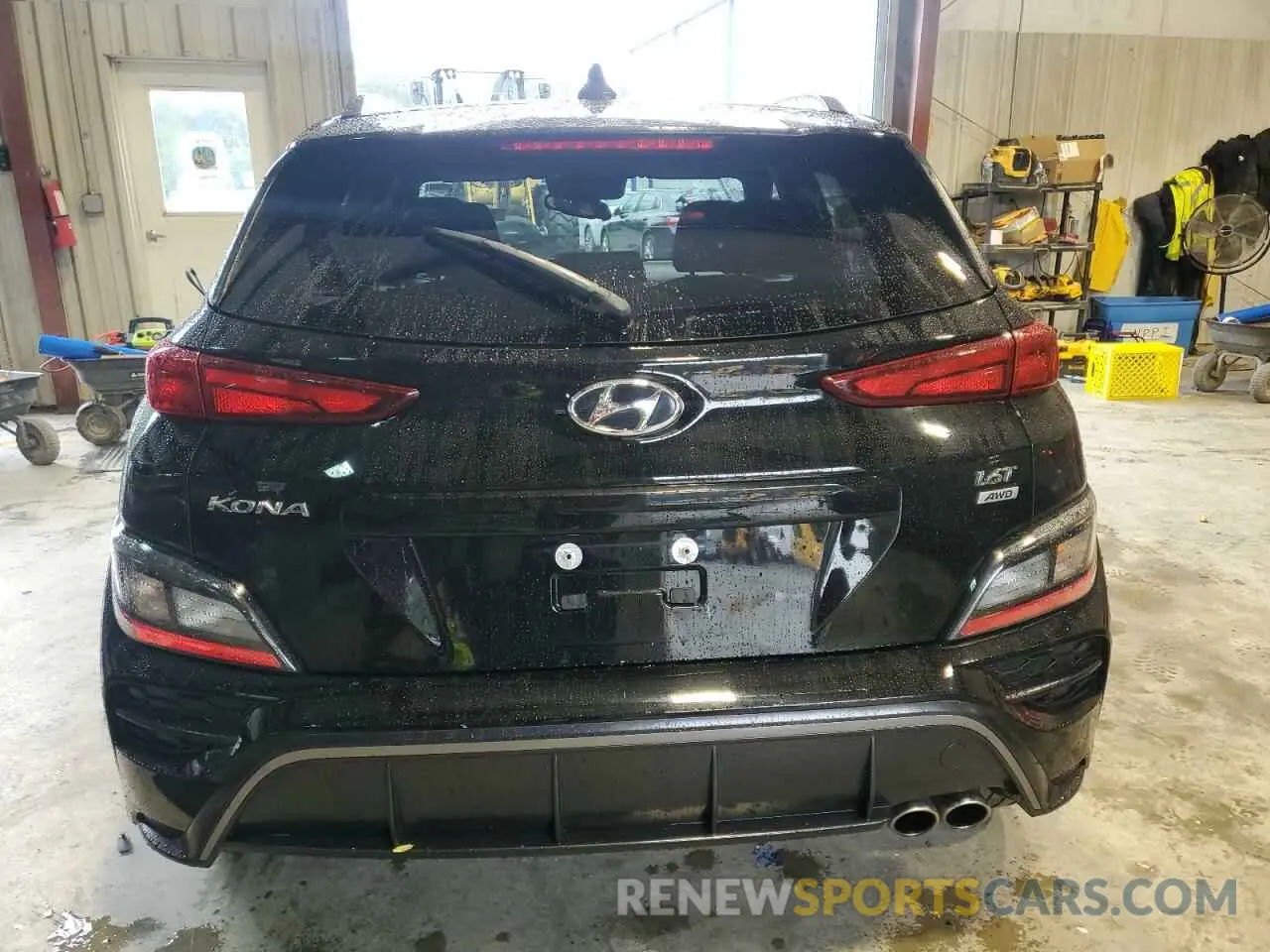 6 fotografías del automóvil dañado KM8K3CA39NU862042 HYUNDAI KONA 2022