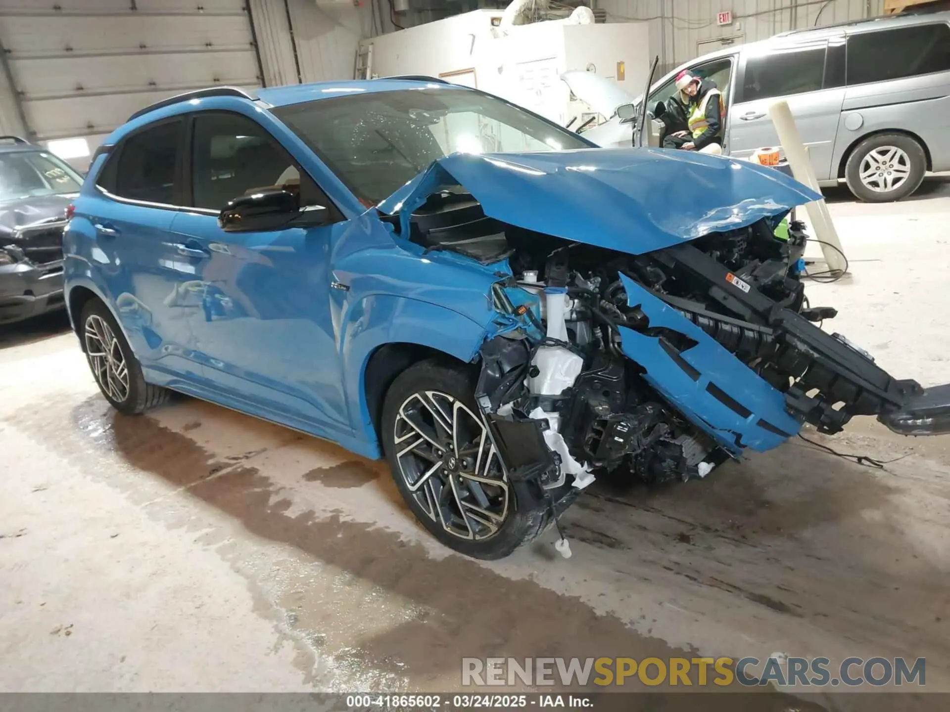 1 fotografías del automóvil dañado KM8K3CA3XNU840731 HYUNDAI KONA 2022