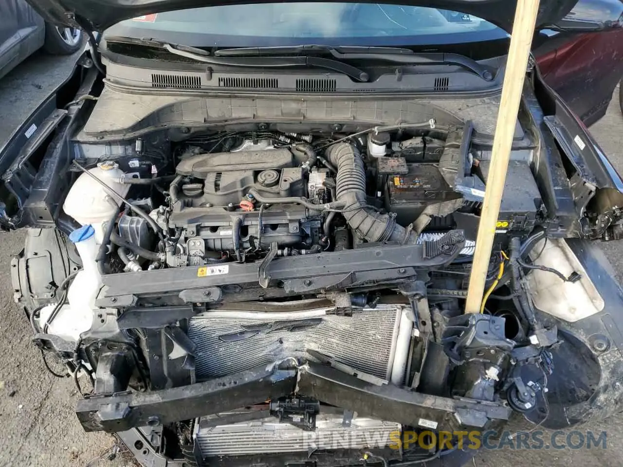 12 fotografías del automóvil dañado KM8K3CA3XNU902113 HYUNDAI KONA 2022