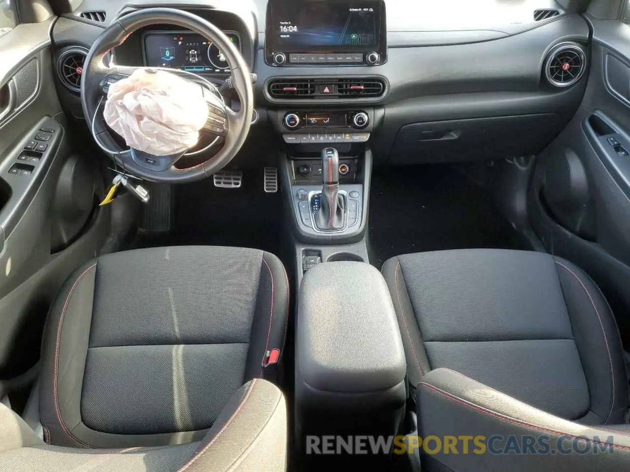 8 fotografías del automóvil dañado KM8K3CA3XNU902113 HYUNDAI KONA 2022