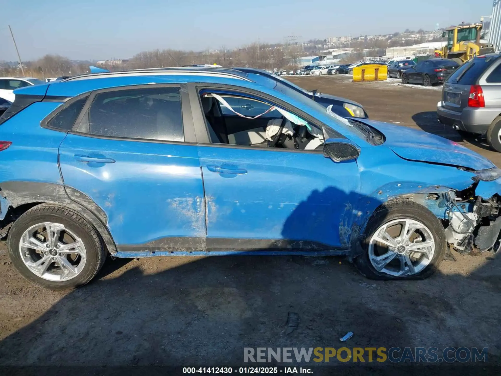 13 fotografías del automóvil dañado KM8K3CAB0NU880873 HYUNDAI KONA 2022
