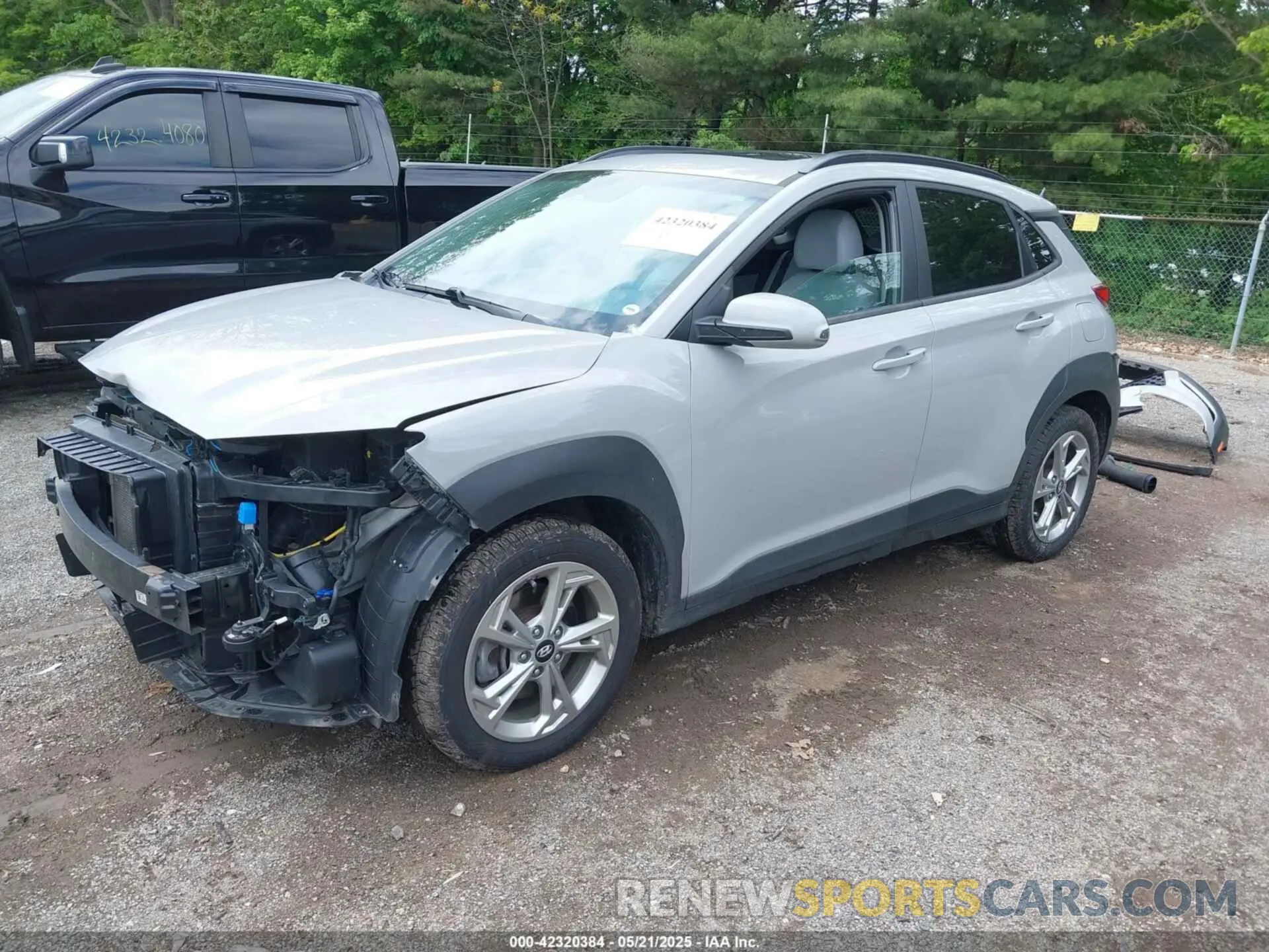 2 fotografías del automóvil dañado KM8K3CAB0NU901527 HYUNDAI KONA 2022