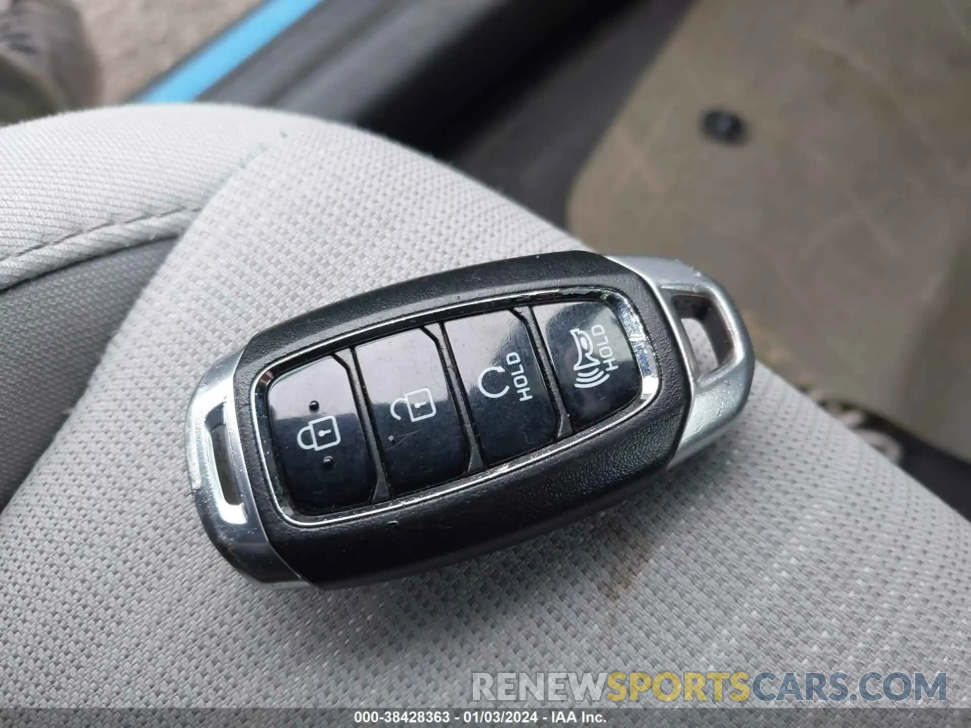 11 fotografías del automóvil dañado KM8K3CAB1NU762587 HYUNDAI KONA 2022