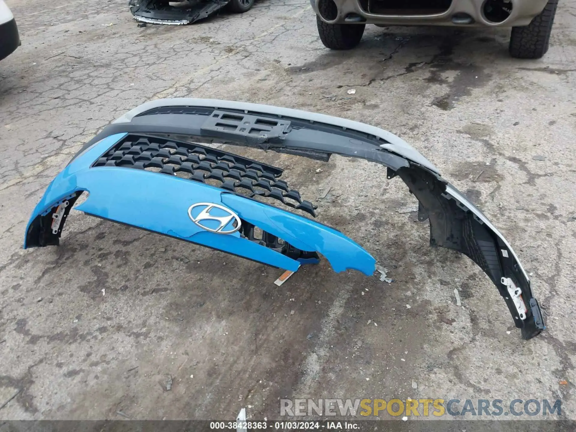 12 fotografías del automóvil dañado KM8K3CAB1NU762587 HYUNDAI KONA 2022