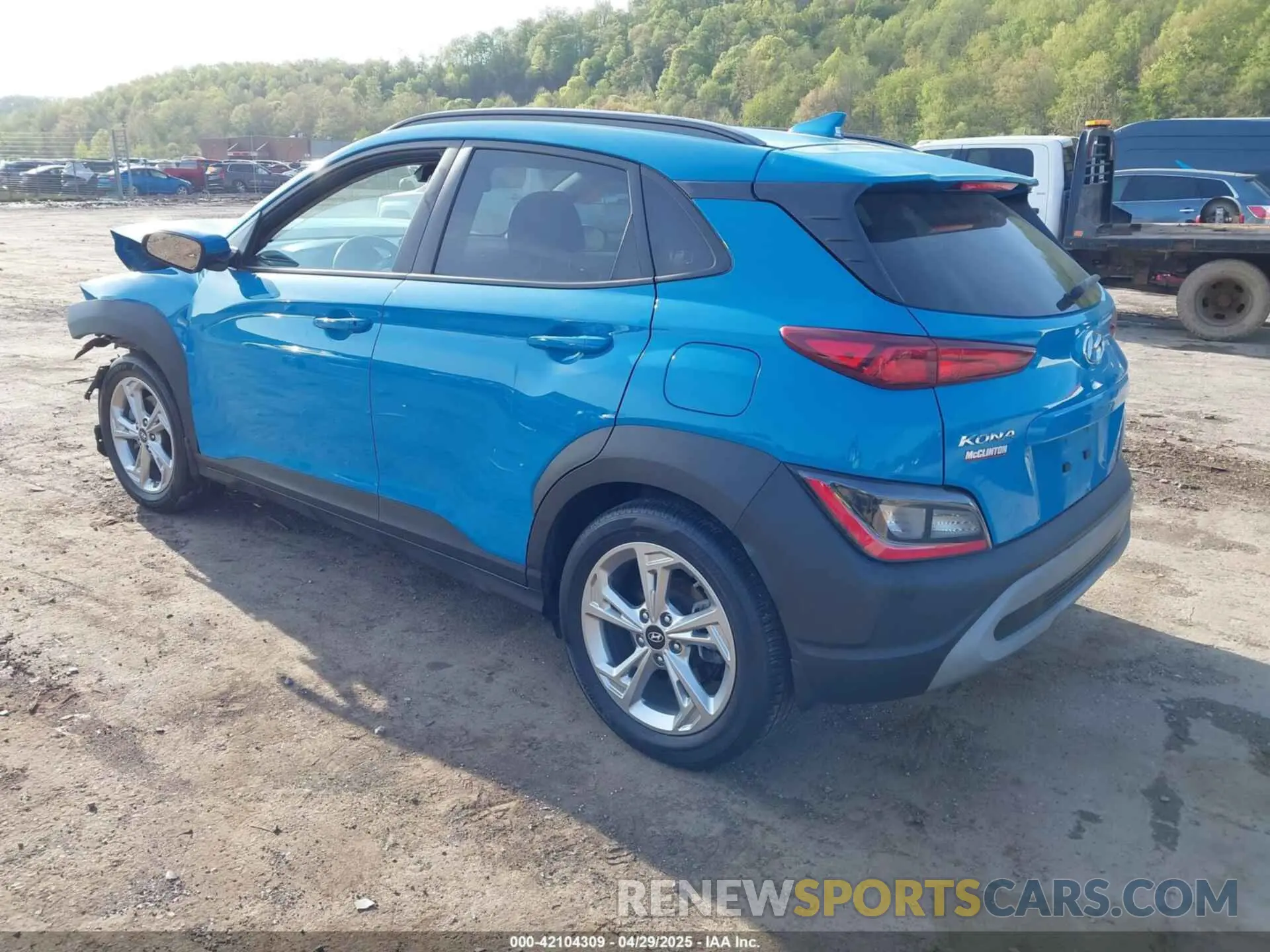 3 fotografías del automóvil dañado KM8K3CAB5NU903239 HYUNDAI KONA 2022