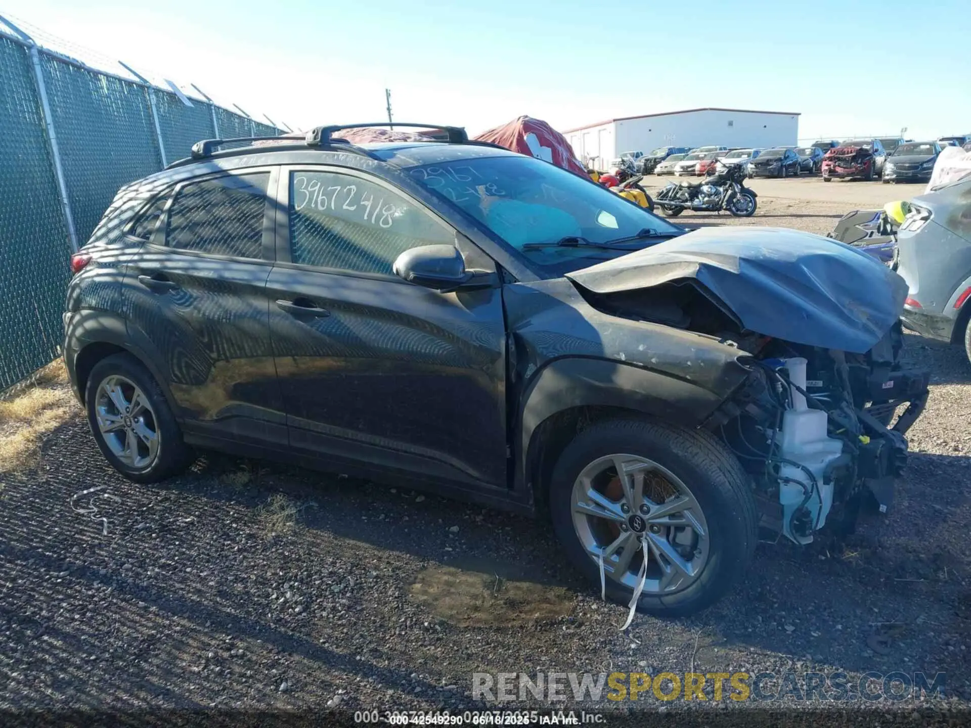 1 fotografías del automóvil dañado KM8K3CAB6NU758292 HYUNDAI KONA 2022