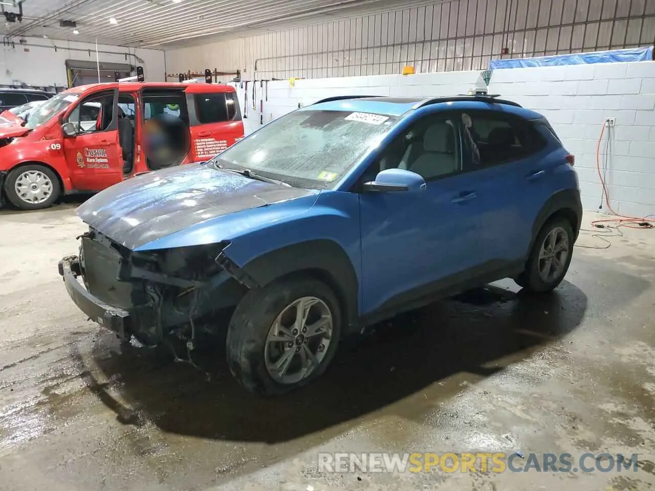 1 fotografías del automóvil dañado KM8K3CAB6NU818846 HYUNDAI KONA 2022