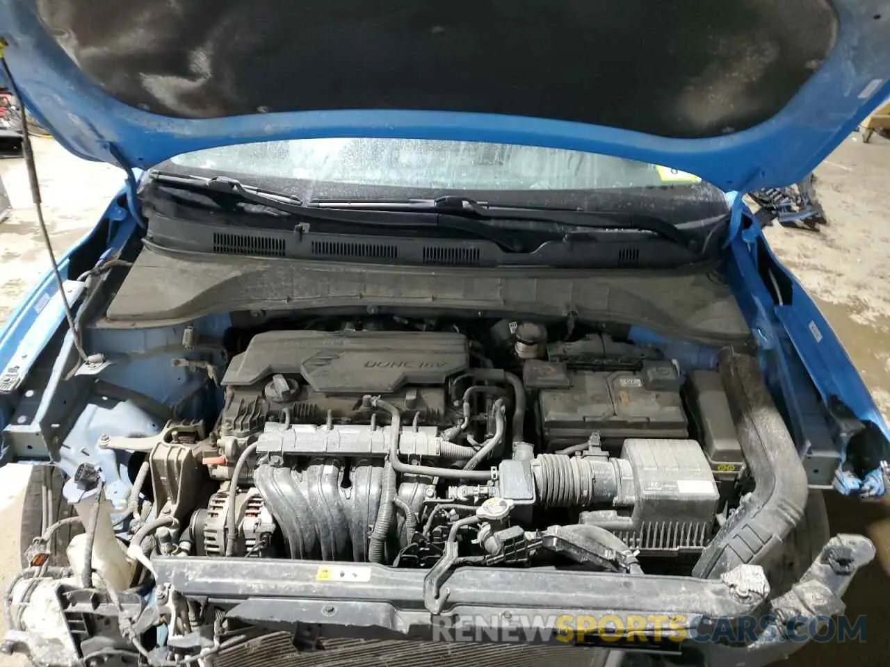 12 fotografías del automóvil dañado KM8K3CAB6NU818846 HYUNDAI KONA 2022